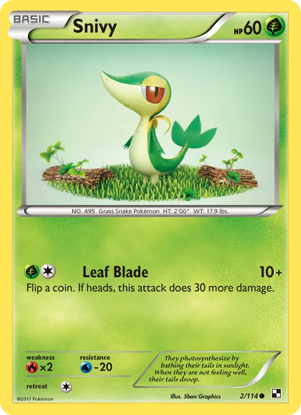 Snivy — Black & White #2