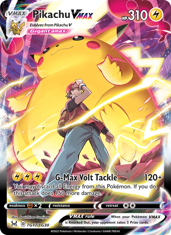 Pikachu VMAX — Lost Origin Trainer Gallery #TG17