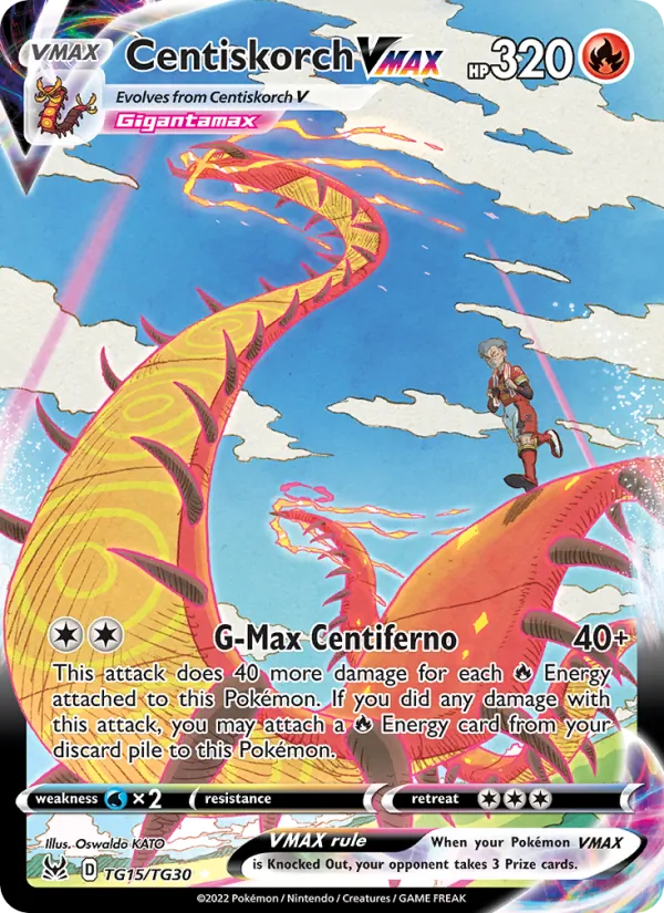 Centiskorch VMAX — Lost Origin Trainer Gallery #TG15