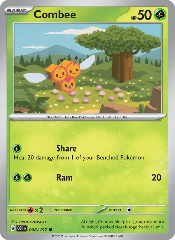Combee — Obsidian Flames #008
