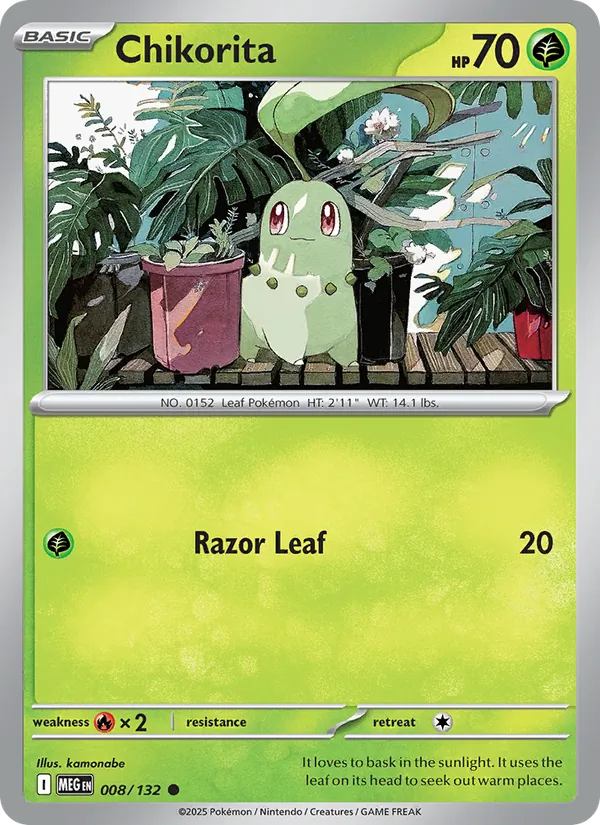Chikorita — Mega Evolution #008