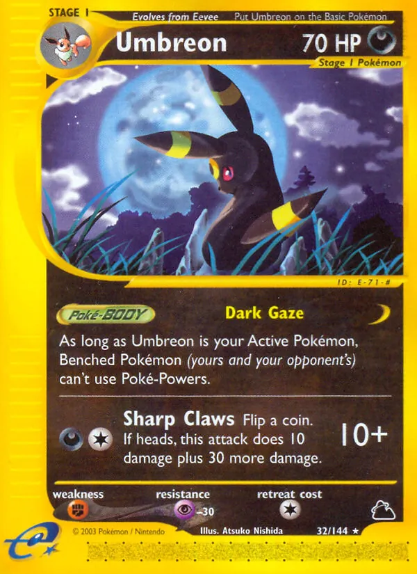 Umbreon — Skyridge #32