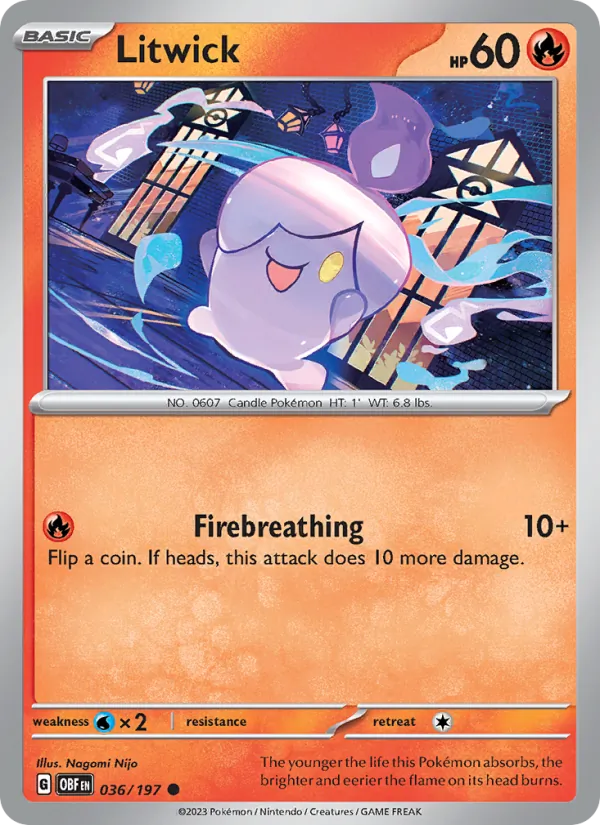 Litwick — Obsidian Flames #036