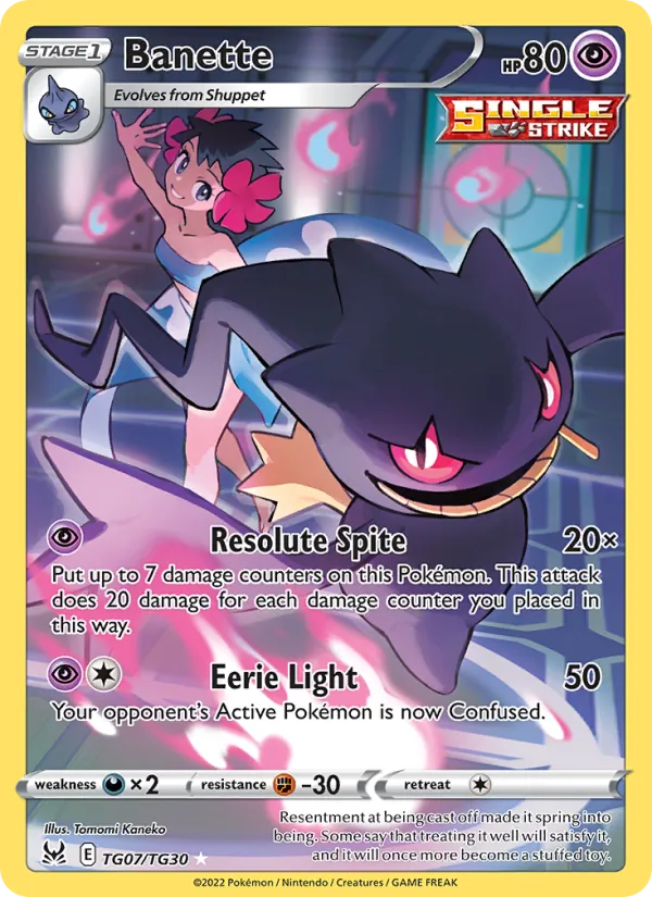 Banette — Lost Origin Trainer Gallery #TG07
