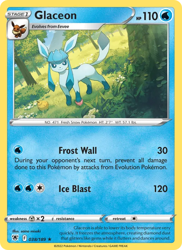 Glaceon — Astral Radiance #038