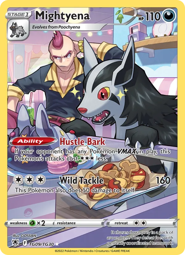 Mightyena — Astral Radiance Trainer Gallery #TG09