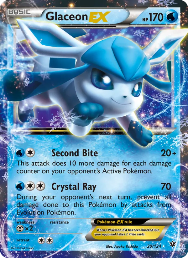 Glaceon EX — Fates Collide #20