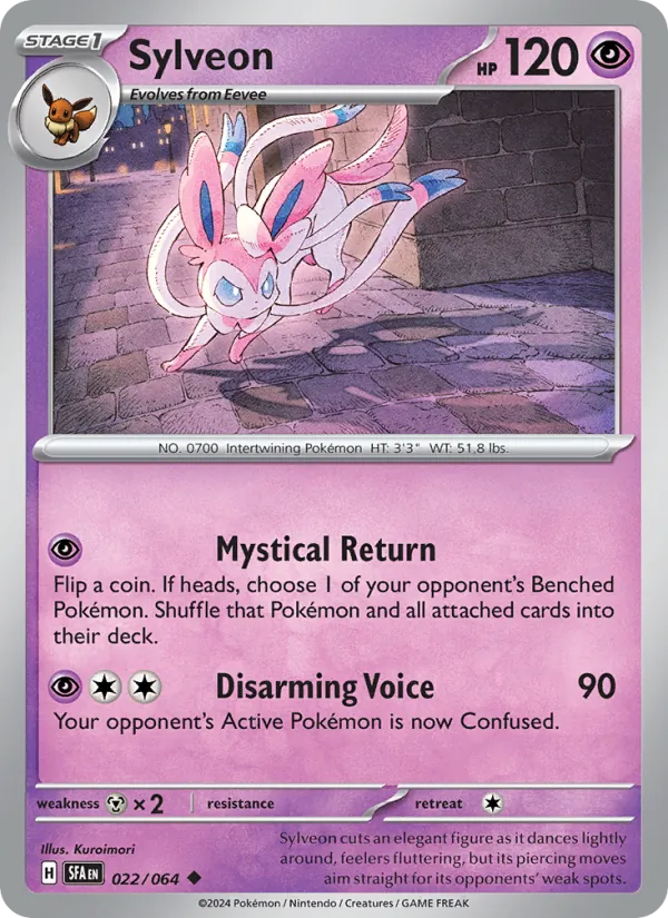 Sylveon — Shrouded Fable #022
