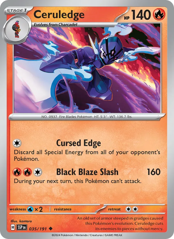Ceruledge — Surging Sparks #035
