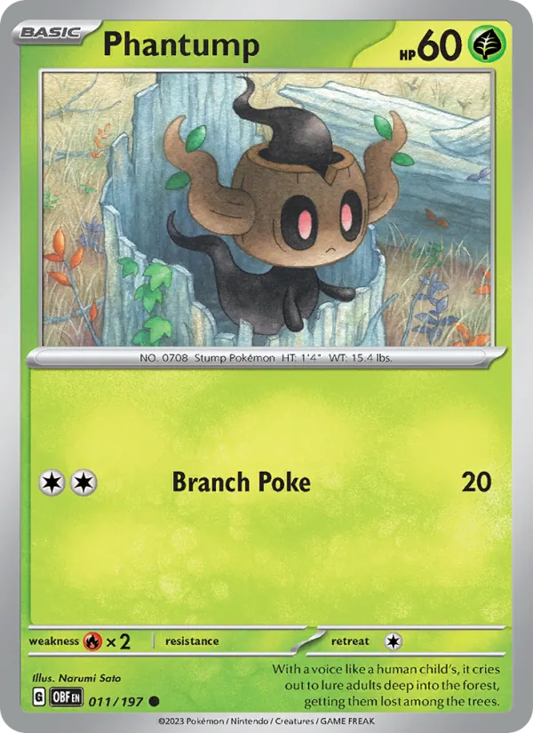 Phantump — Obsidian Flames #011