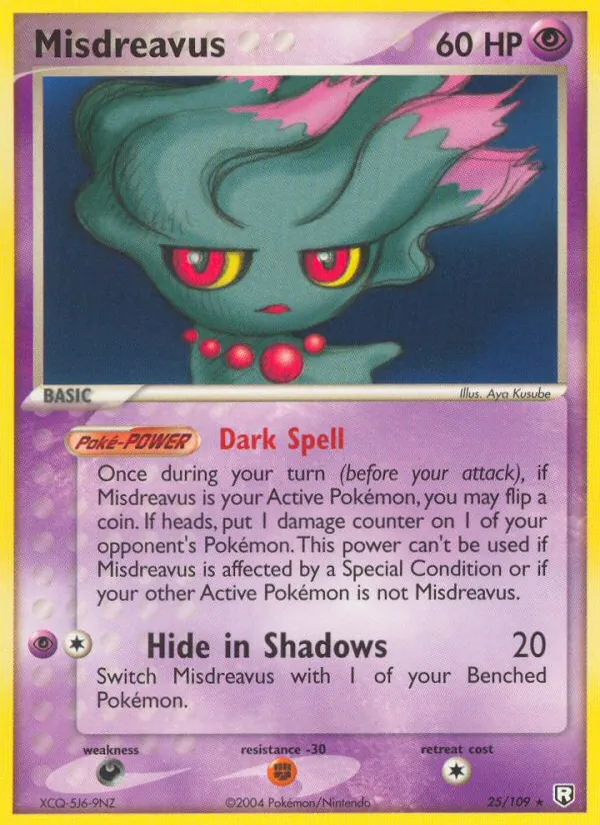 Misdreavus — Team Rocket Returns #25