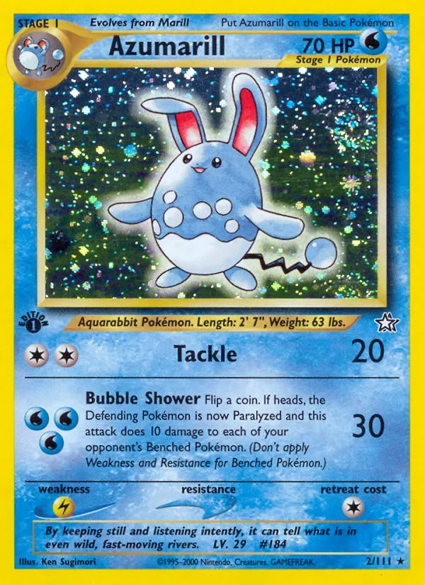 Azumarill — Neo Genesis #2