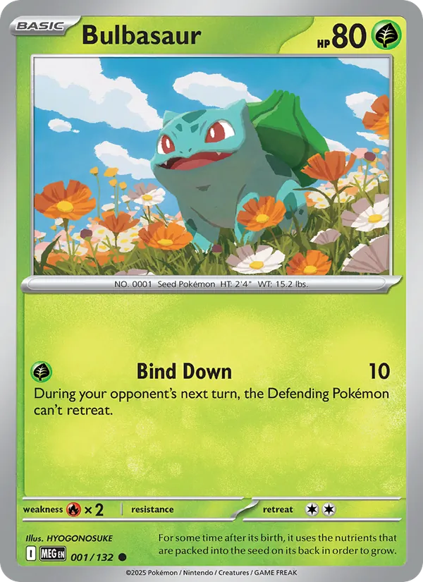 Bulbasaur — Mega Evolution #001
