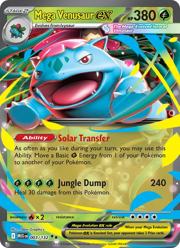 Mega Venusaur ex — Mega Evolution #003