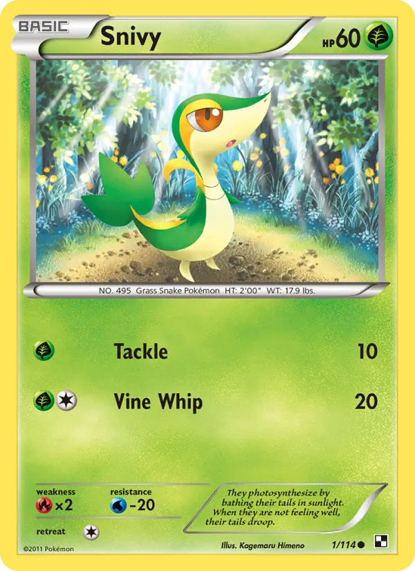 Snivy — Black & White #1