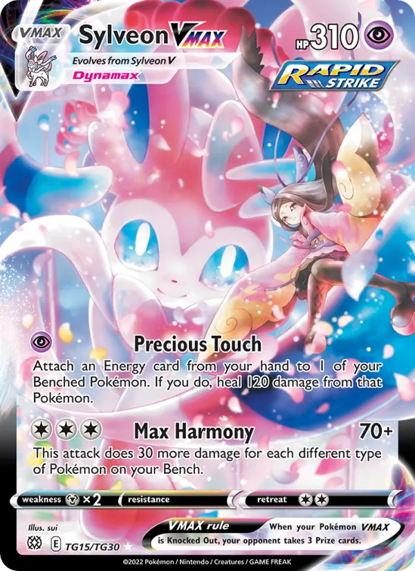 Sylveon VMAX — Brilliant Stars Trainer Gallery #TG15