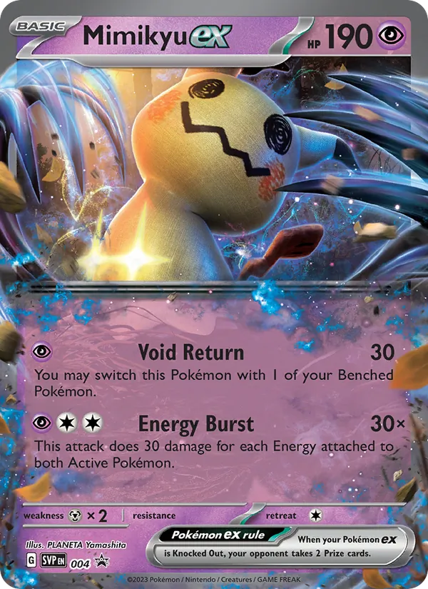 Mimikyu ex — SVP Black Star Promos #004