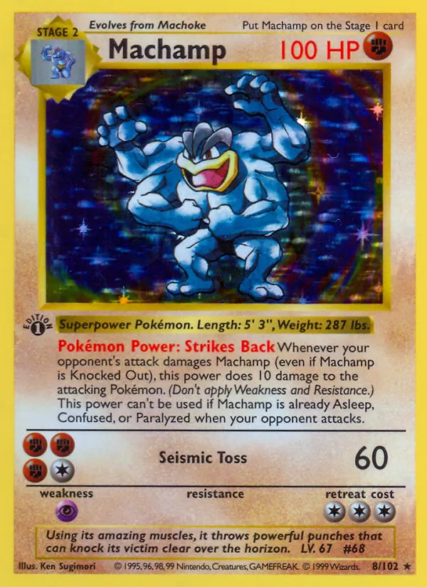 Machamp — Base Set #8