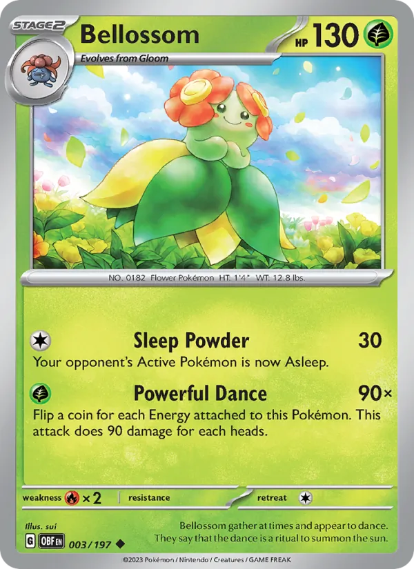 Bellossom — Obsidian Flames #003