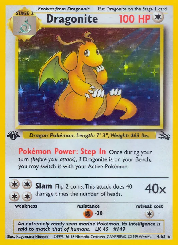 Dragonite — Fossil #4