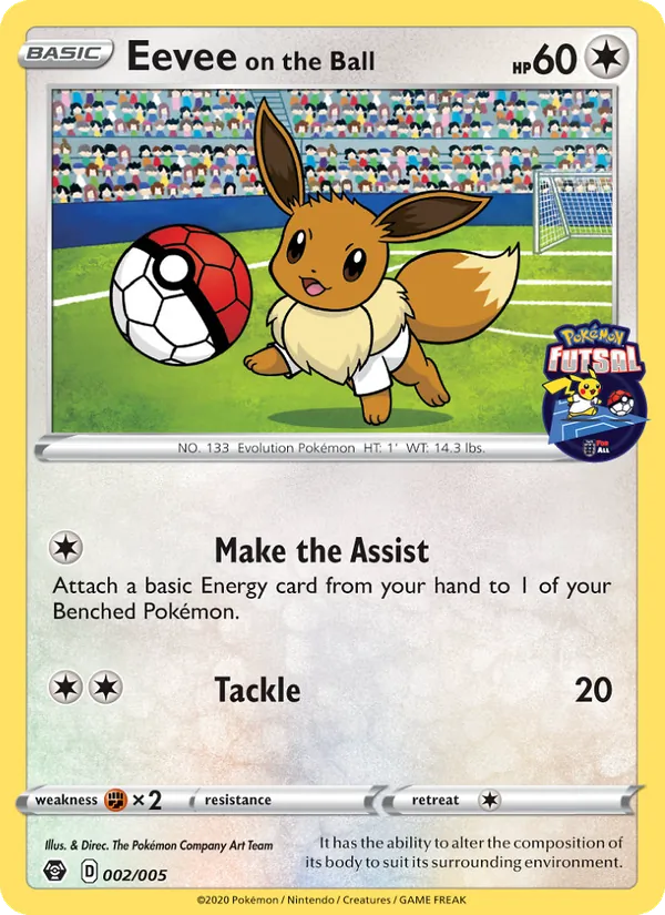 Eevee on the Ball — Pokémon Futsal 2020 #2
