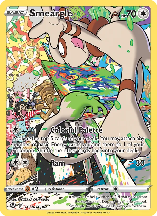 Smeargle — Silver Tempest Trainer Gallery #TG10
