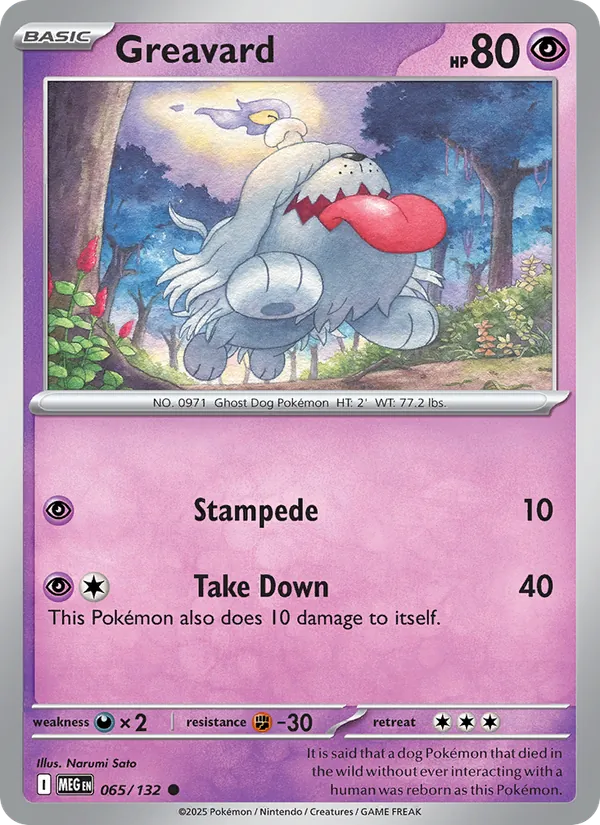 Greavard — Mega Evolution #065