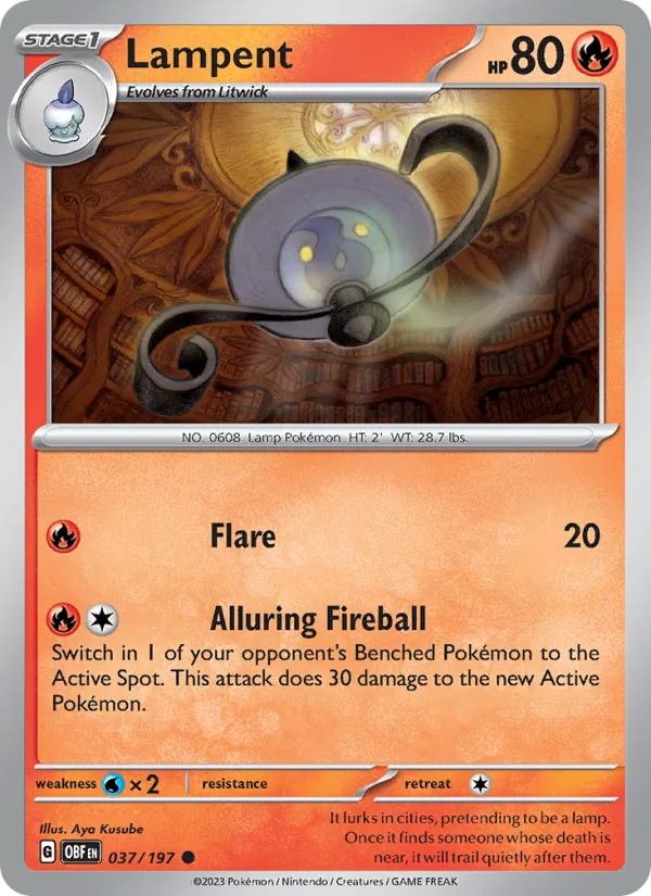 Lampent — Obsidian Flames #037